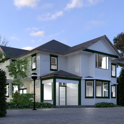 render of a house